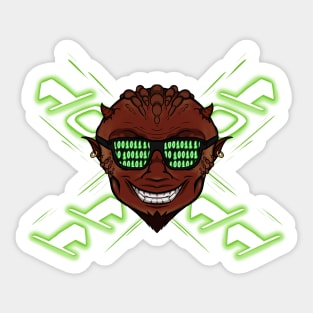 Devil's Hacker (no caption) Sticker